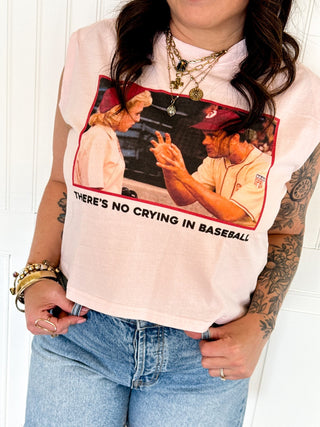 The No Crying in Baseball Tank - 120 Graphic Tees - The Farmhouse