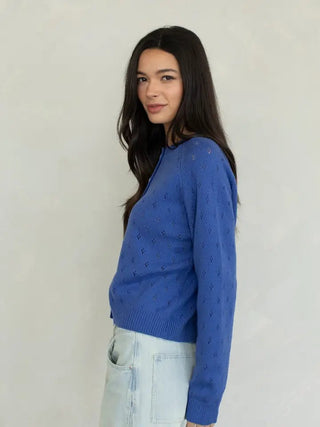 The Openwork Button Detail Cardigan - 150 Kimonos + Cardigans - The Farmhouse