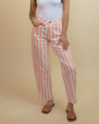 The Pink Lemonade Barrel Pants - 240 Pants - The Farmhouse