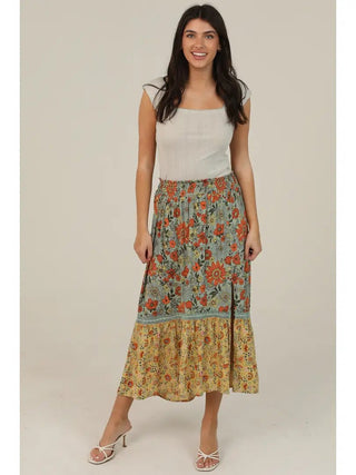 The Portofino Patchwork Skirt - 220 Shorts + Skirts - The Farmhouse