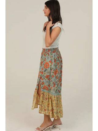 The Portofino Patchwork Skirt - 220 Shorts + Skirts - The Farmhouse