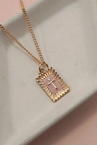 The Radiant Faith Cross Necklace - 260 Fashion Accessories - The Farmhouse
