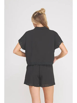 The Raven Grace Linen Blouse - 110 Blouses - The Farmhouse