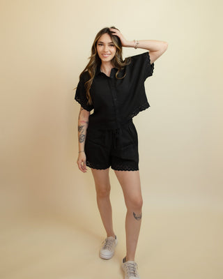 The Raven Grace Linen Shorts - 220 Shorts + Skirts - The Farmhouse