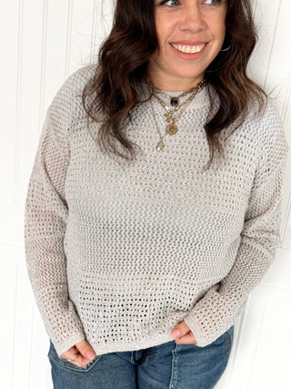The Relaxed Drift Crew Knit - 100 Casual Tops - The Farmhouse