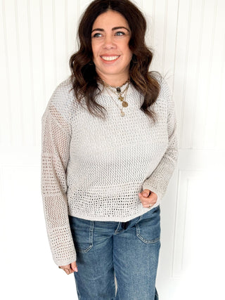 The Relaxed Drift Crew Knit - 100 Casual Tops - The Farmhouse