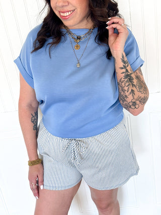 The Riviera Stripe Shorts - 220 Shorts + Skirts - The Farmhouse
