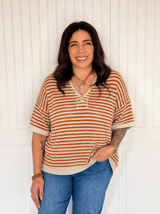 The Rust Harbor Knit Tee - 100 Casual Tops - The Farmhouse