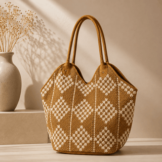 The Rustic Retreat Tote, Brown - 280 Bags - The Farmhouse