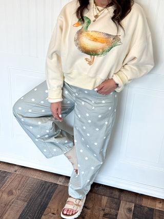 The Sage Dot Drift Denim - 240 Pants - The Farmhouse