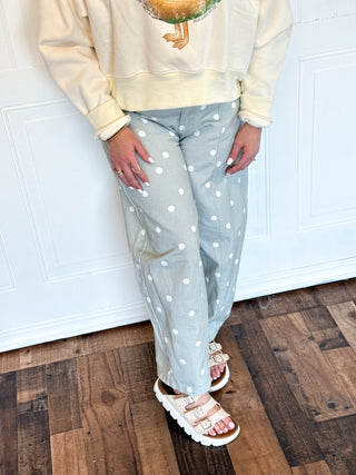 The Sage Dot Drift Denim - 240 Pants - The Farmhouse