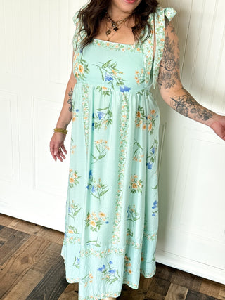 The Sage Meadow Tie Strap Midi - 170 Dresses - The Farmhouse
