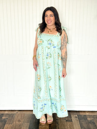 The Sage Meadow Tie Strap Midi - 170 Dresses - The Farmhouse