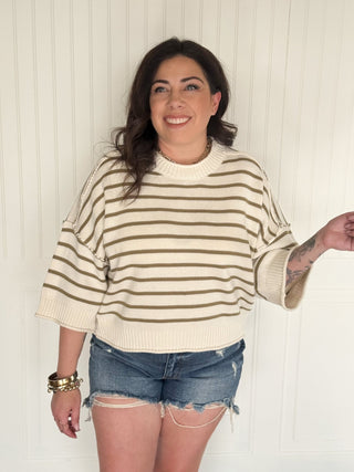 The Sailstripe Easy Sweater - 100 Casual Tops - The Farmhouse