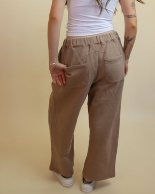 The Salt Air Cotton Barrel Pants, Silken Taupe - 250 Activewear + Lounge - The Farmhouse