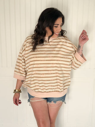 The Sandbar Stripe Lounge Top - 100 Casual Tops - The Farmhouse