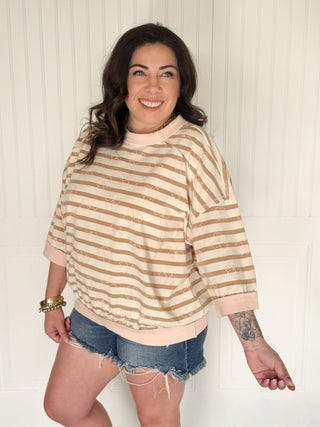 The Sandbar Stripe Lounge Top - 100 Casual Tops - The Farmhouse