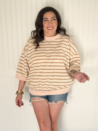 The Sandbar Stripe Lounge Top - 100 Casual Tops - The Farmhouse