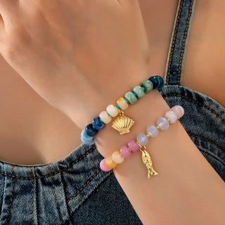 The Seaside Stacks Bracelet Set - 260 Fashion Accessories - The Farmhouse