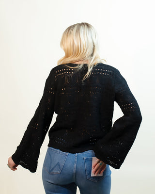 The Secret Garden Lightweight Blouse, Black - 100 Casual Tops - The Farmhouse