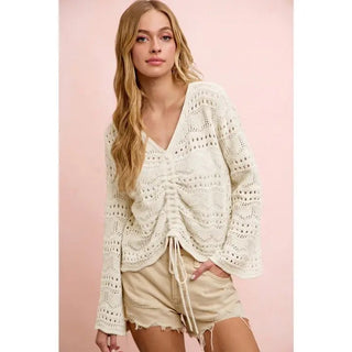 The Secret Garden Lightweight Blouse, Ivory - 100 Casual Tops - The Farmhouse