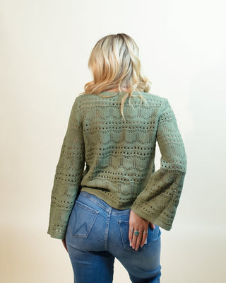 The Secret Garden Lightweight Blouse, Sage Green - 100 Casual Tops - The Farmhouse