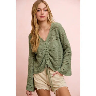 The Secret Garden Lightweight Blouse, Sage Green - 100 Casual Tops - The Farmhouse