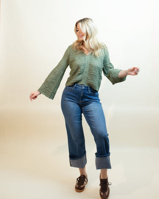 The Secret Garden Lightweight Blouse, Sage Green - 100 Casual Tops - The Farmhouse