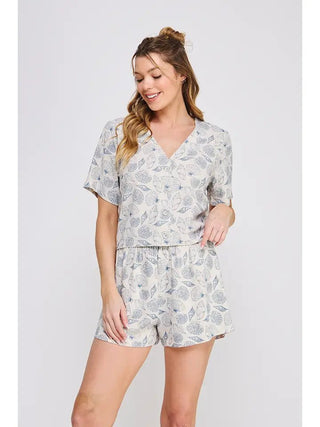 The Shell Collector Linen Top - 110 Blouses - The Farmhouse