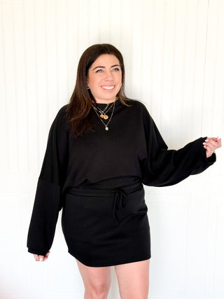 The Softwave Lounge Pullover, Black - 250 Activewear + Lounge - The Farmhouse