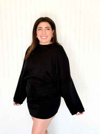The Softwave Lounge Pullover, Black - 250 Activewear + Lounge - The Farmhouse