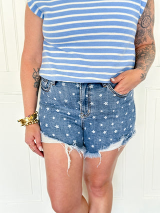 The Starstruck Raw Hem Shorts - 220 Shorts + Skirts - The Farmhouse
