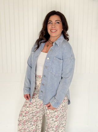 The Steelhaven Knit Shacket - 160 Outerwear - The Farmhouse