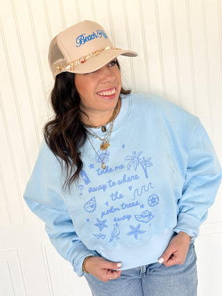 The Swaying Palms Dream Sweatshirt - 140 Sweatshirts + Sweaters - The Farmhouse