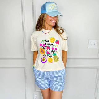 The Sweetest Fruit Is Spirit Grown Crop Tee - 120 Graphic Tees - The Farmhouse