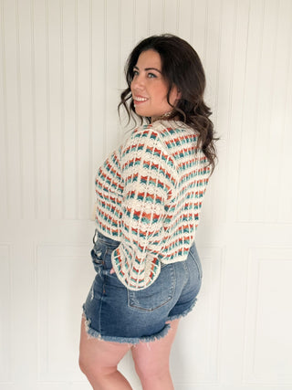 The Tansy Thread V - Neck Cardigan, One Size - 150 Kimonos + Cardigans - The Farmhouse