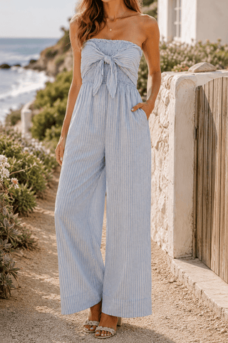 The Tied to the Tide Jumpsuit - 180 One Piece Outfits - The Farmhouse