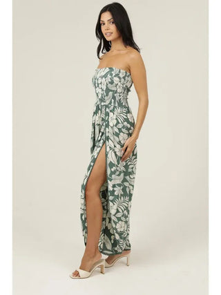 The Tropic Muse Strapless Jumpsuit - 180 One Piece Outfits - The Farmhouse