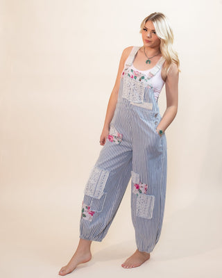 The Vintage Ticking Stripe Overalls - 180 One Piece Outfits - The Farmhouse