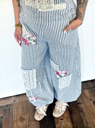 The Vintage Ticking Stripe Overalls - 180 One Piece Outfits - The Farmhouse