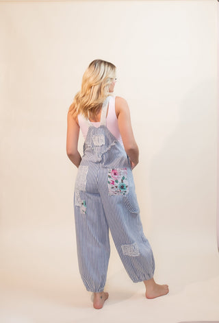 The Vintage Ticking Stripe Overalls - 180 One Piece Outfits - The Farmhouse