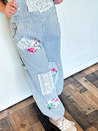The Vintage Ticking Stripe Overalls - 180 One Piece Outfits - The Farmhouse