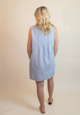 The Washed Blue Sunshine Dress - 110 Blouses - The Farmhouse
