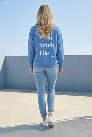 The Way Truth Life Faith Pullover - 120 Graphic Tees - The Farmhouse