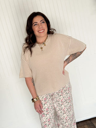 The Weathered Cotton Box Tee - 100 Casual Tops - The Farmhouse