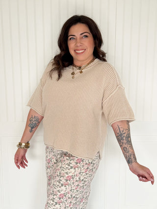 The Weathered Cotton Box Tee - 100 Casual Tops - The Farmhouse