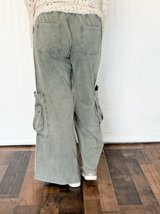 The Willow Stripe Cargo Pant - 240 Pants - The Farmhouse