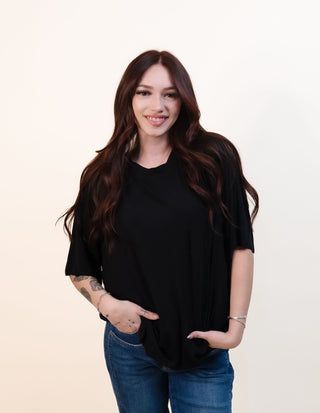 The Worn-In Comfort Tee, Black - 100 Casual Tops - The Farmhouse