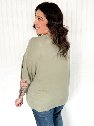 The Worn - In Comfort Tee, Herb - 100 Casual Tops - The Farmhouse