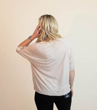 The Worn-In Comfort Tee, Latte - 100 Casual Tops - The Farmhouse